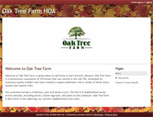 Tablet Screenshot of oaktreefarms.org
